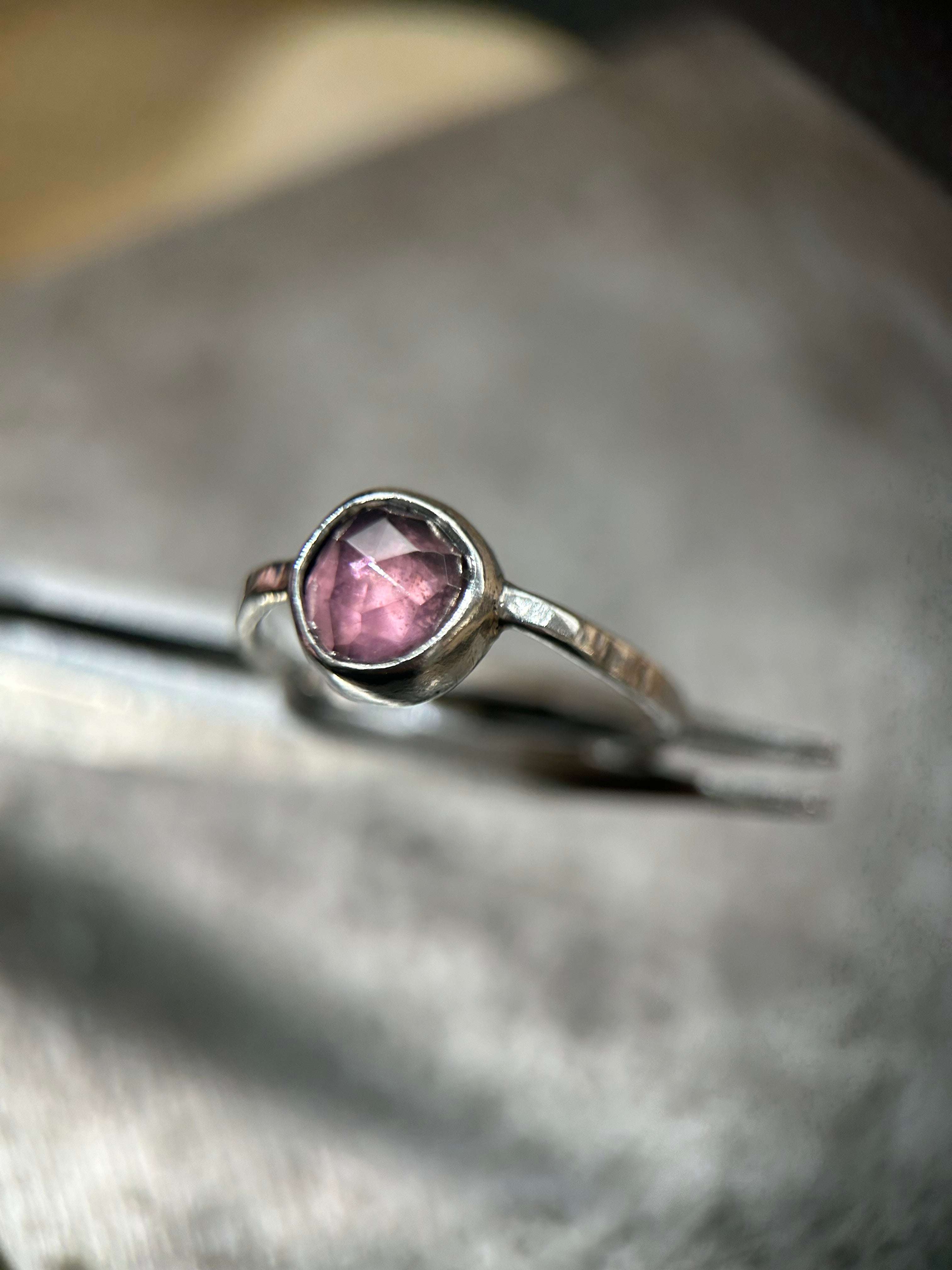 Rodholite Garnet ring