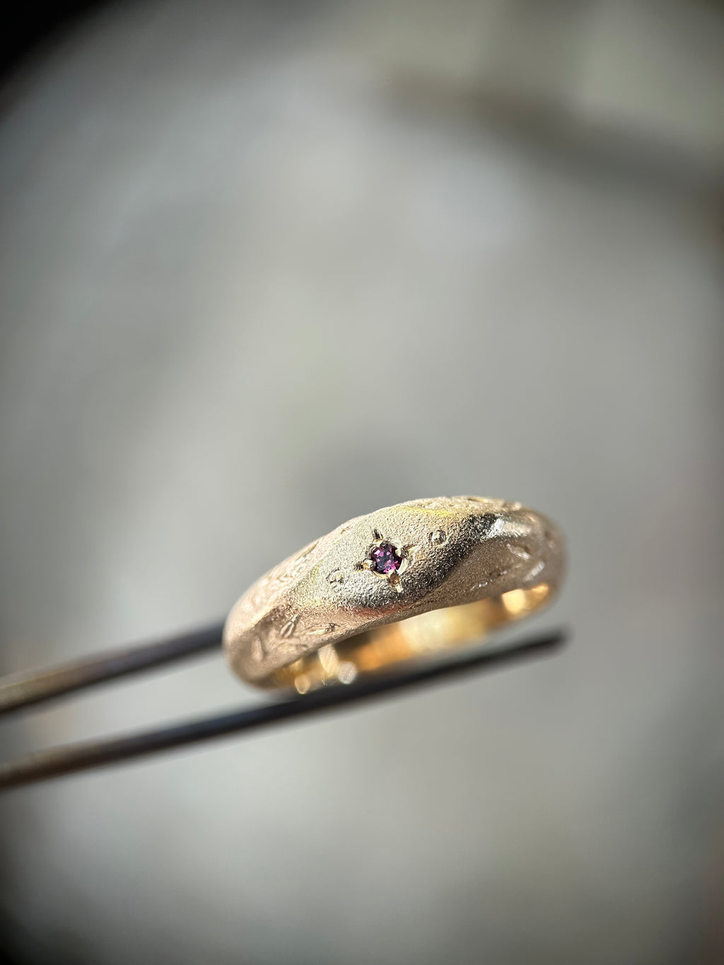 Nature Signet - gold filled