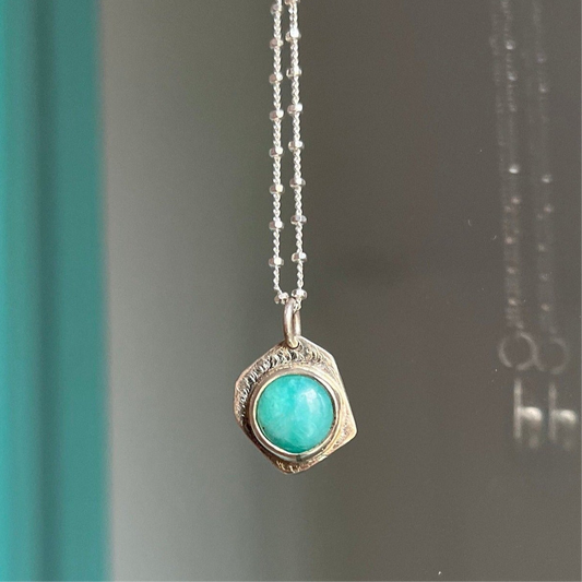 Amazonite Pendant~ Good Luck