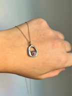 Colgante Delia ~ Turmalina rosa