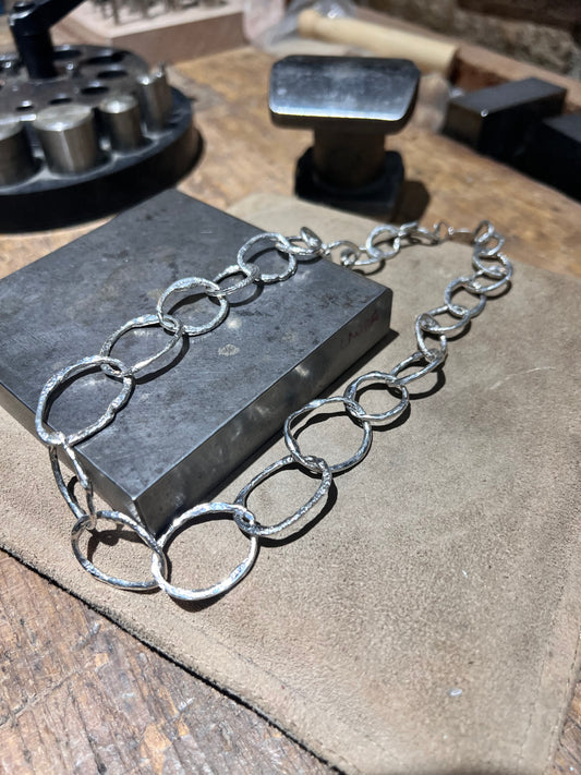 Hammered Chain necklace