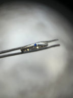 Contemporary -Sterling Silver Sapphire - Ice effect