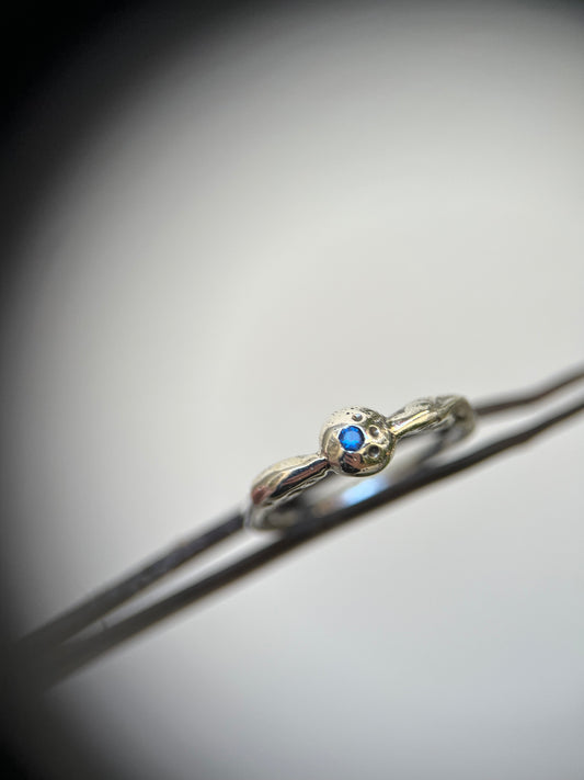 Anillo Trilly Fluid Zafiro 