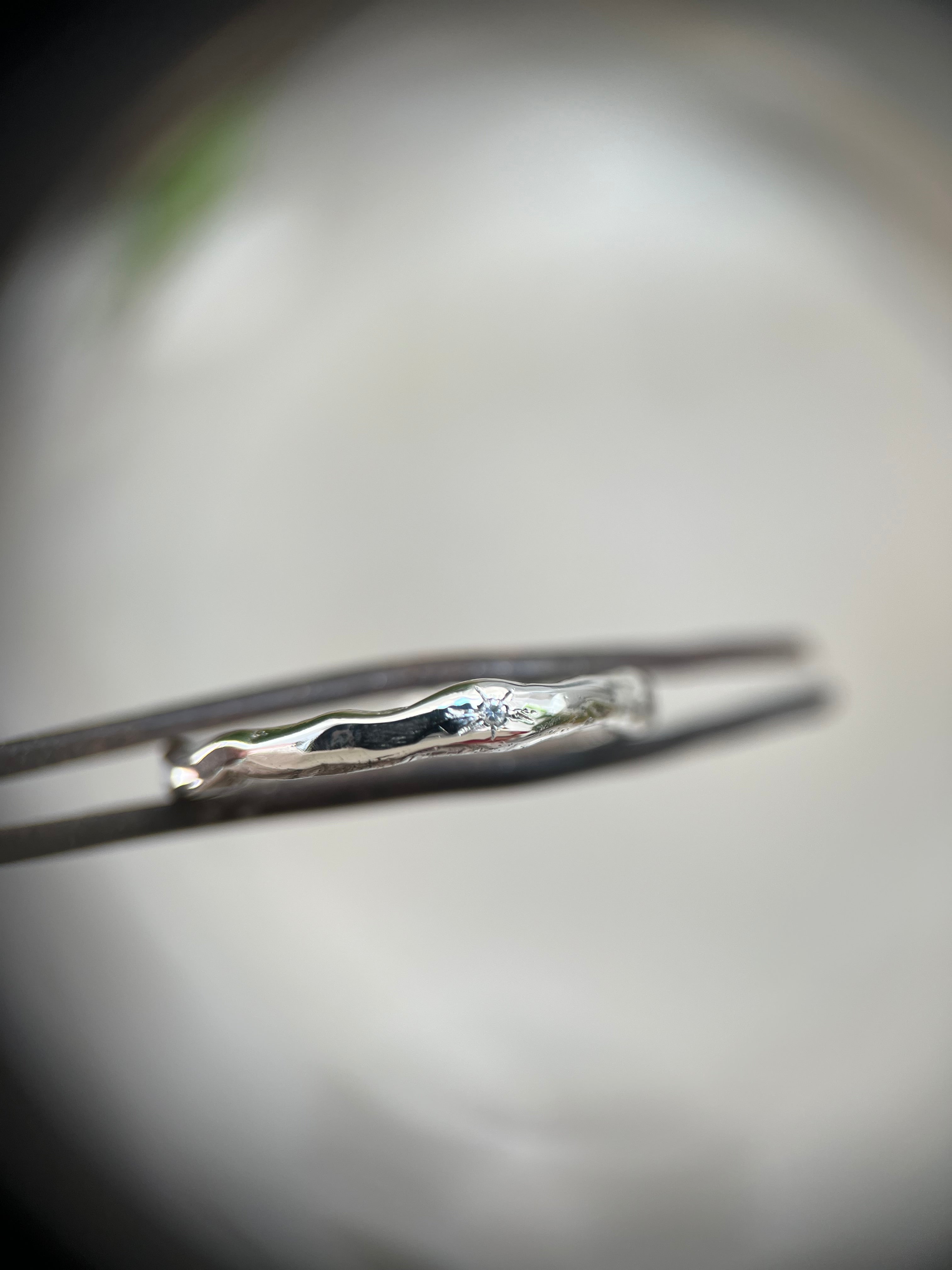 Organica diamond ring