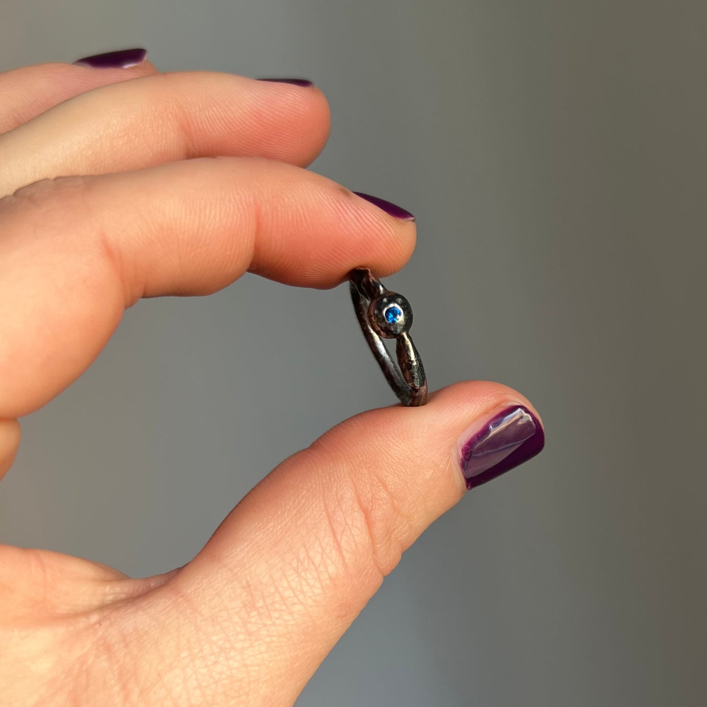 Anillo Trilly Fluid Zafiro 