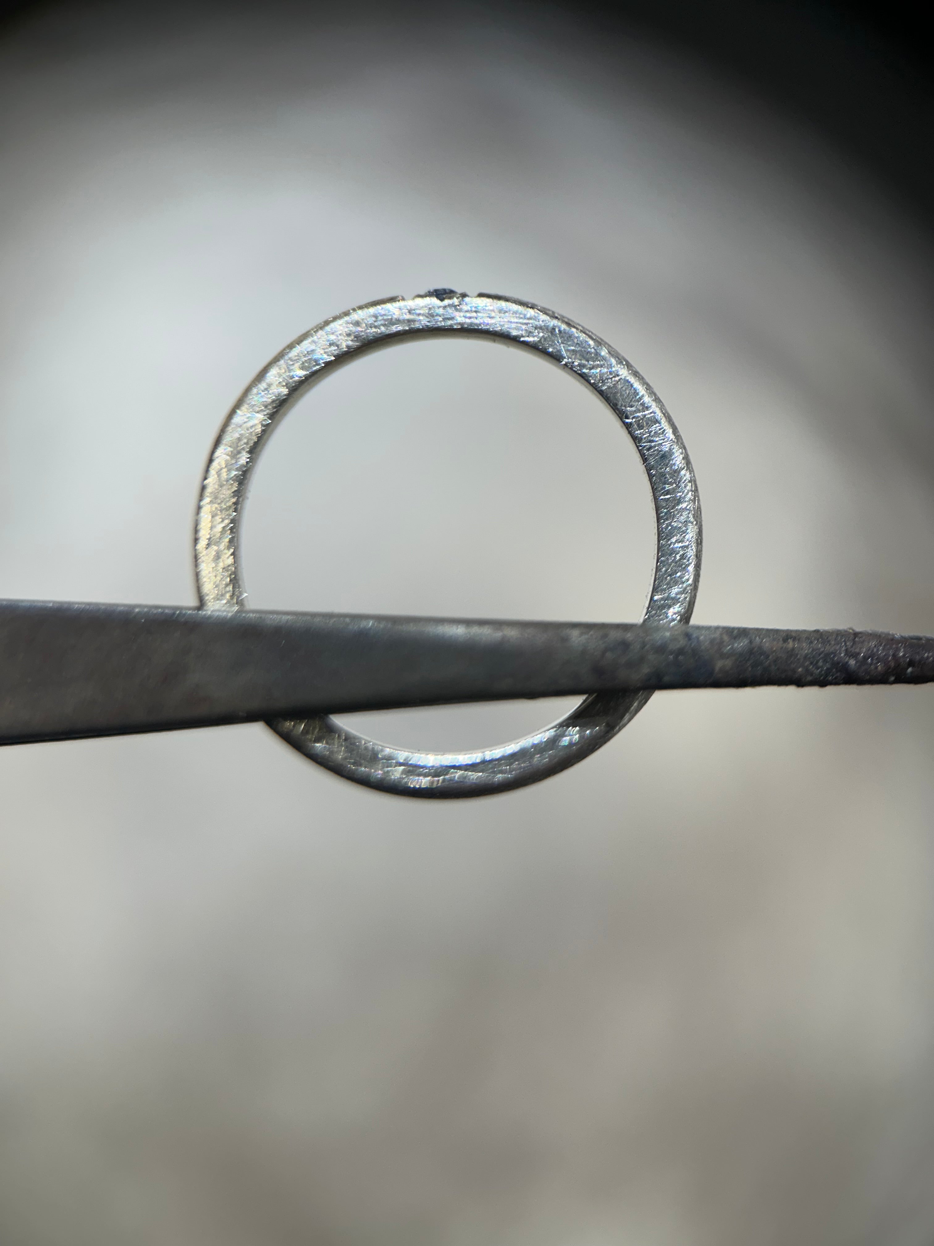 Contemporary -Sterling Silver Sapphire - Ice effect