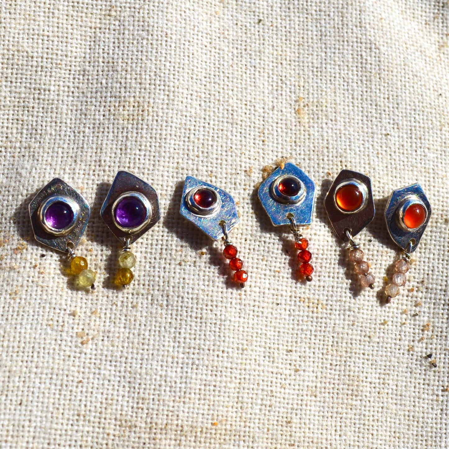Pendientes de caramelo