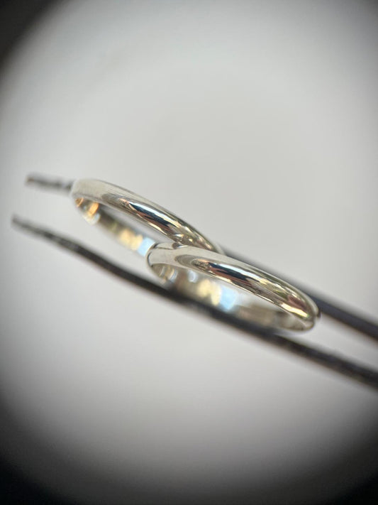 Classic Wedding bands Sterling Silver