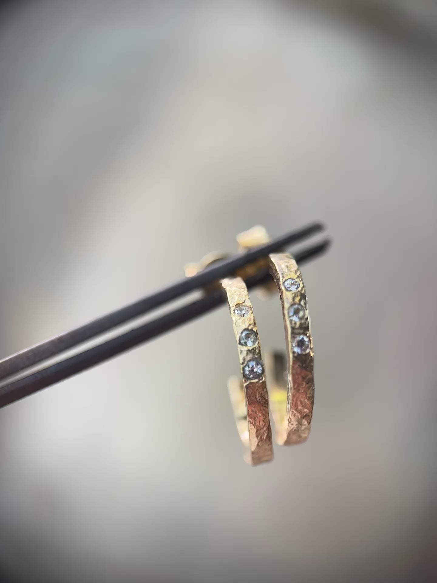 Meteora I little hoops - gold filled